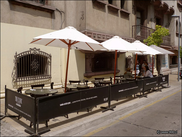 Mesas al aire libre