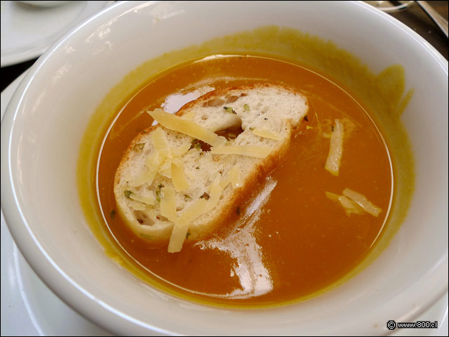 Sopa de Zapallo - Restobar The Clinic