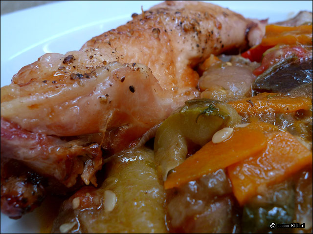Detalle Pollo Guisado - Restobar The Clinic