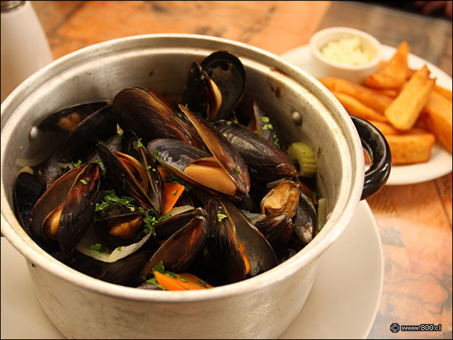 Moul�s au Vin Blanc - Les Comperes