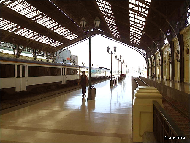 Anden - Estacin Central de Ferrocarriles de Santiago