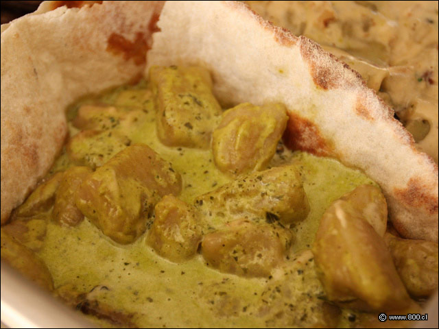 Detalle de los �oquis al pesto - Los Toros Italianos