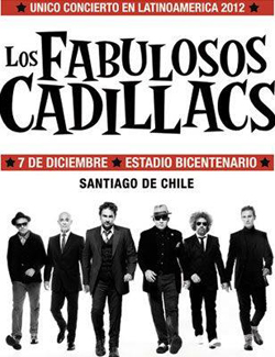 Lista de Ganadores de entradas dobles para Los Fabulosos Cadillacs