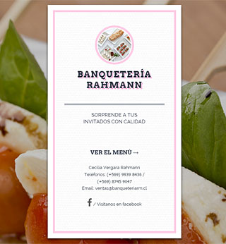 Banquetería Rahmann