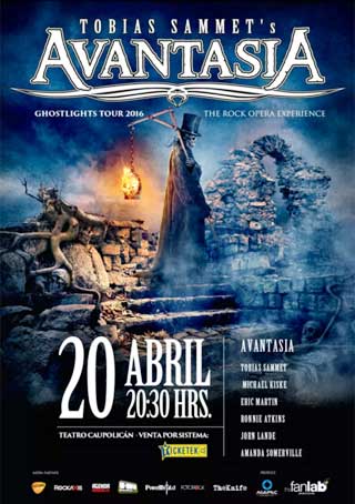 Avantasia en Teatro Caupolicn