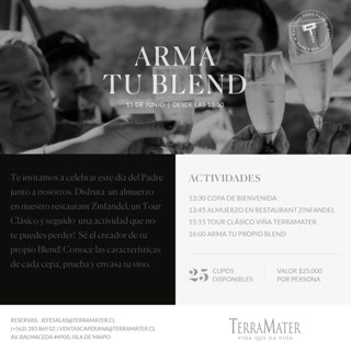 Crea el vino perfecto junto a tu pap
