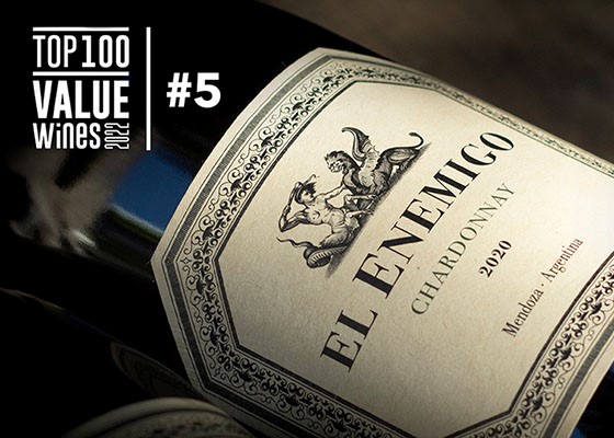El Enemigo Chardonnay lleg una vez ms al Top 100 Value Wines de James Suckling!