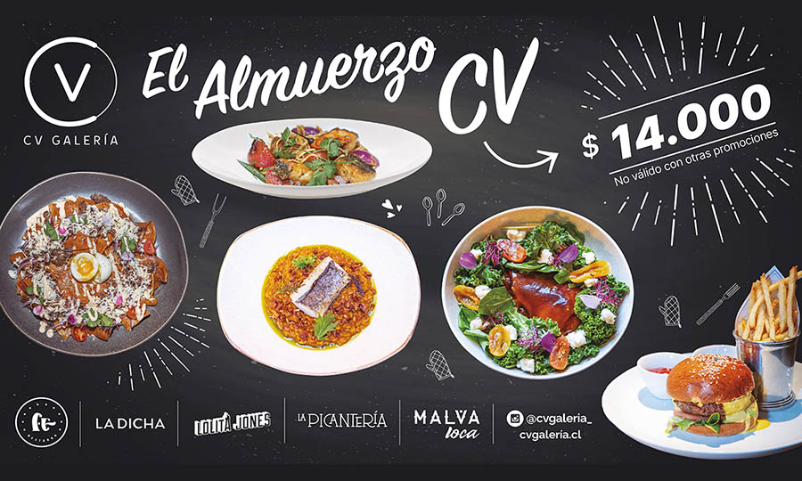 Las buenas alternativas de almuerzo en Vitacura que puedes encontrar en CV Galera