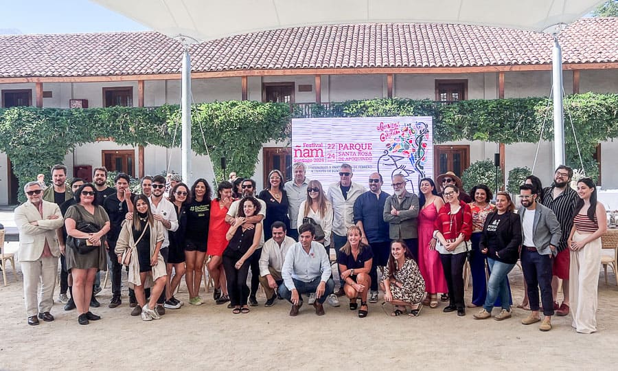 Registro del evento de prensa del lanzamiento de am 2024 en Parque Santa Rosa de Apoquindo