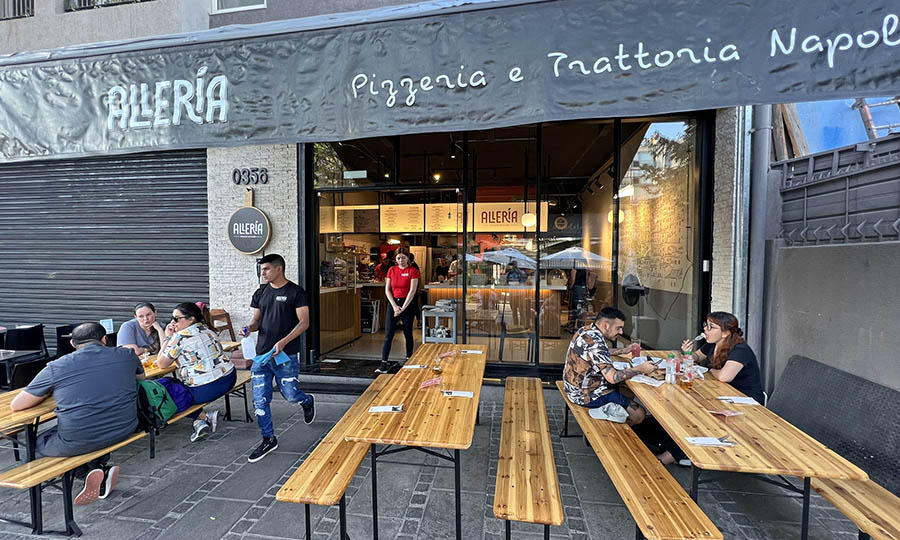 Alleria en Malaquias Concha - Alleria Pizzeria