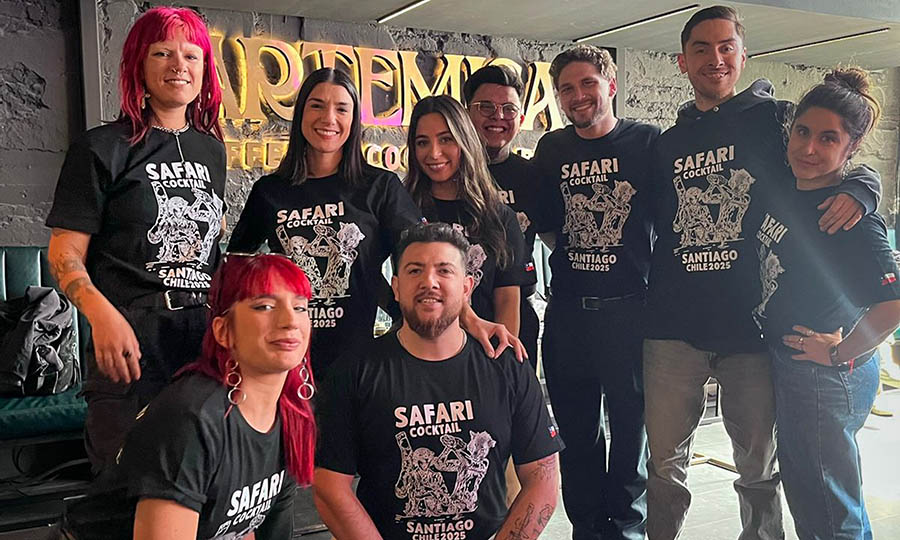 Lanzamiento del ''Safari Cocktail'' por el Da del Bartender en Chile, un hito en Santiago: 