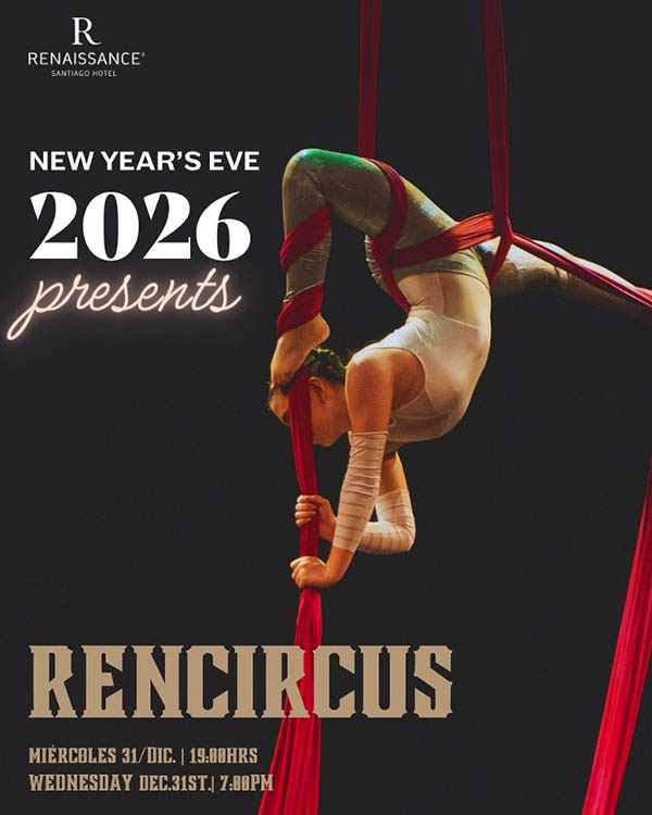 Ao nuevo en Renaissance Santiago Hotel: Cocktail, Cena, Fiesta, Estadia y Brunch