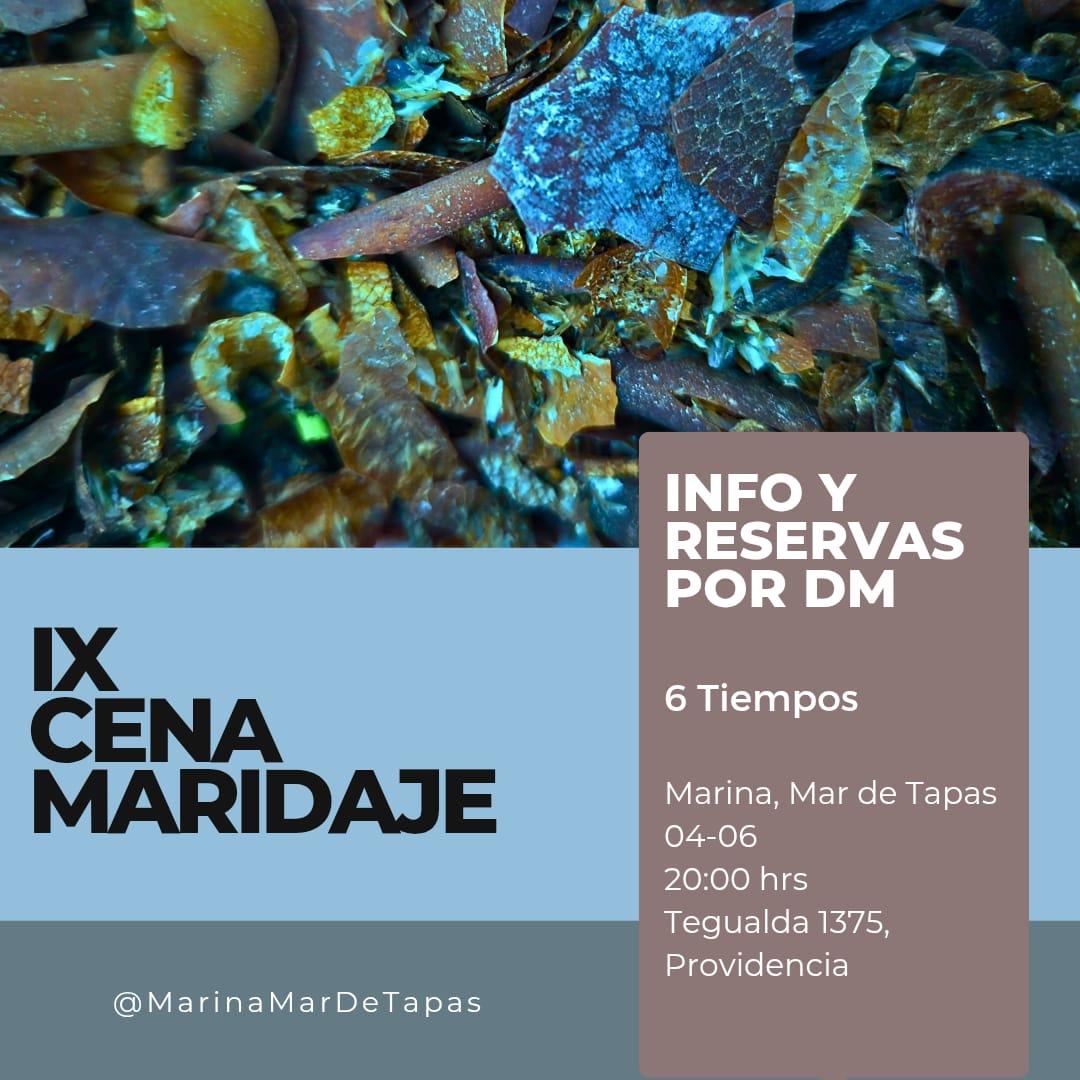 IX Cena Maridaje en Marina