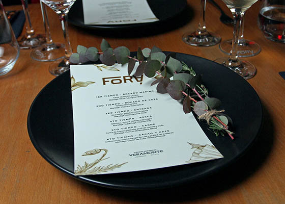For: As fue la cena de 6 tiempos con maridaje de Veramonte