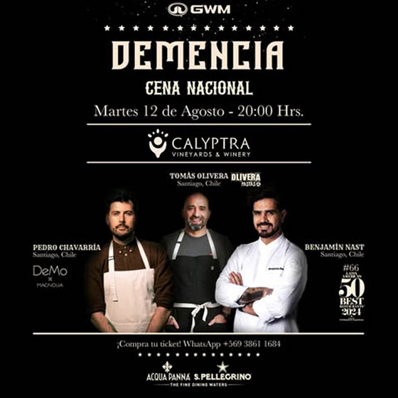 CENA NACIONAL en Demencia: Benjamn Nast, Pedro ChavarrayToms Olivera
