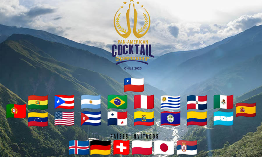 Chile recibe por primera vez el Panamericano de Bartenders