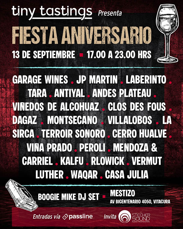 Tiny Tastings Aniversario en Mestizo