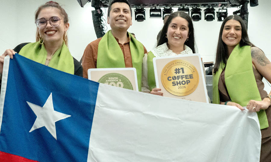 Cafeter�a de Villarrica es elegida la mejor del continente por The Global Coffee Fair